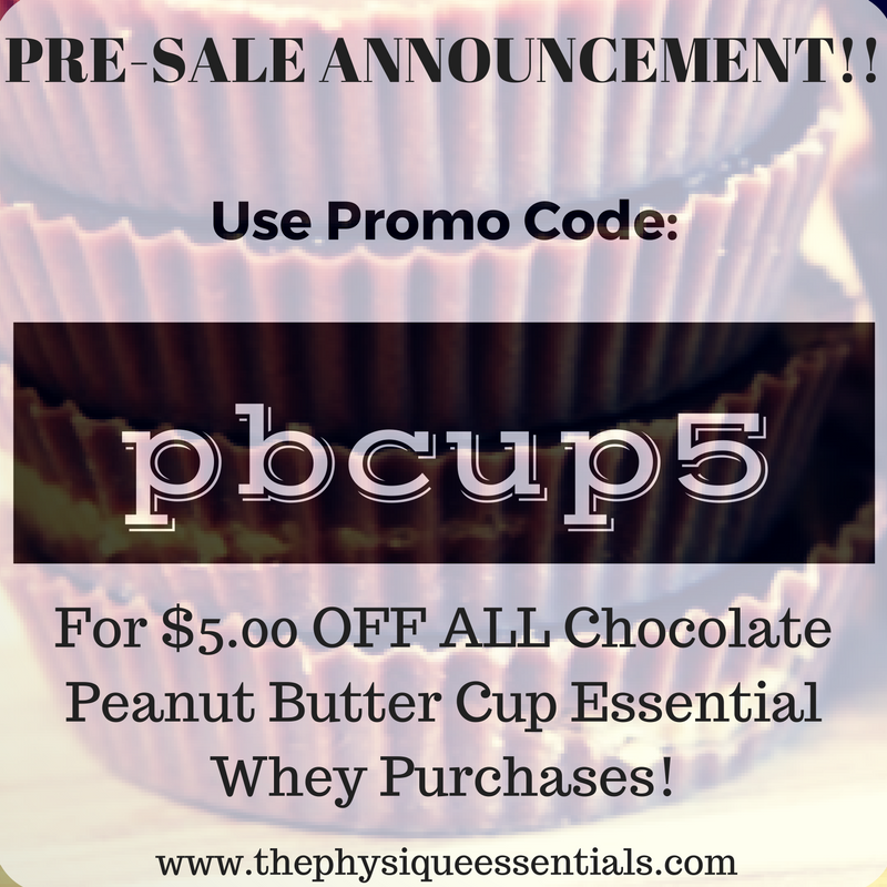 PE Essential Whey - Chocolate Peanut Butter Cup Pre-Sale!!